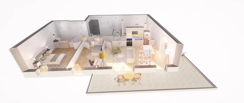 Appartement - 73 m² - 4 pièces