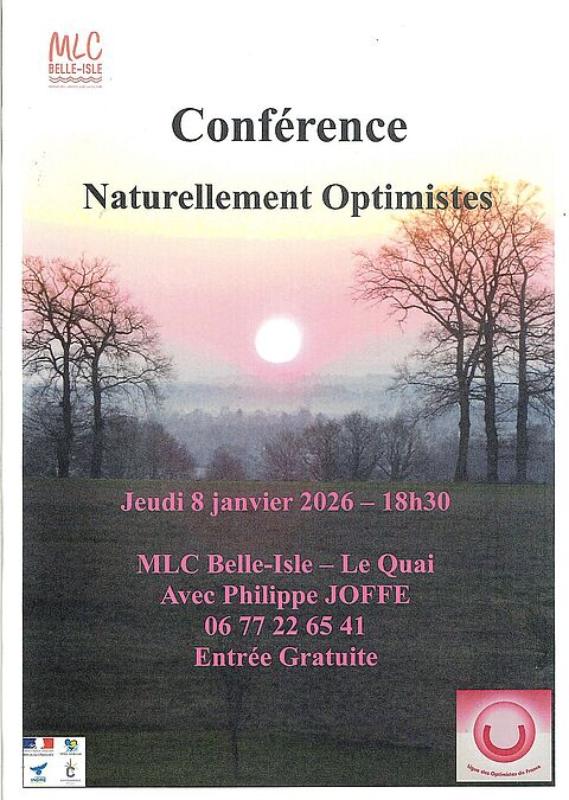 Conférence : naturellement optimistes