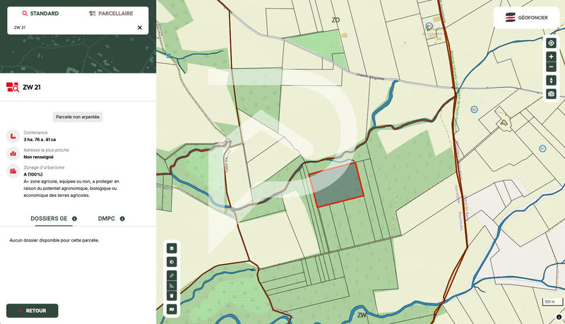 Terrain agricole - 37 641 m²
