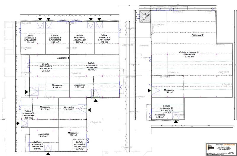 Local d'activités - 169 m² - 1 pièce