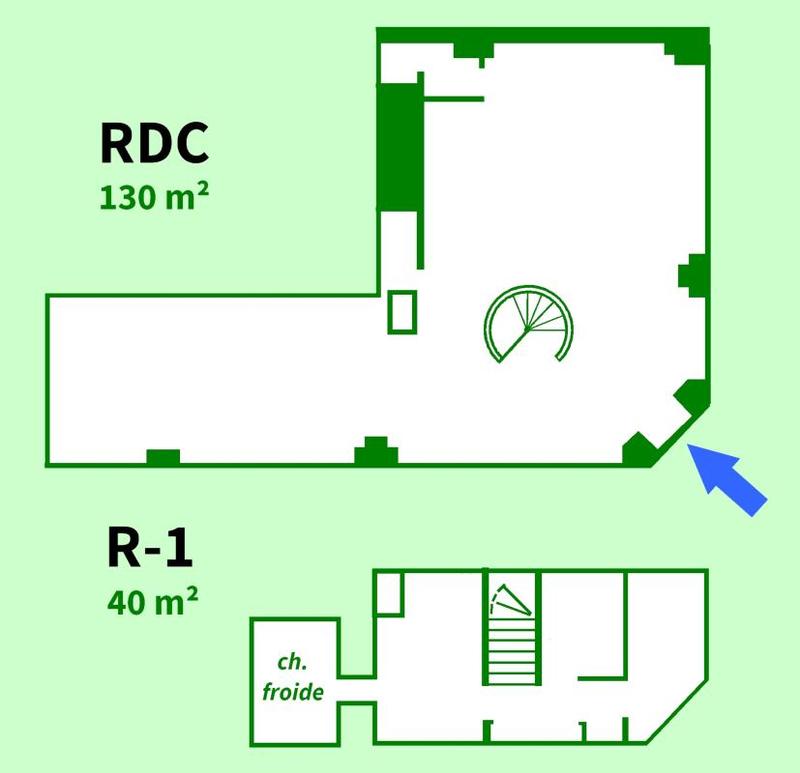 Fonds de commerce - 170 m²