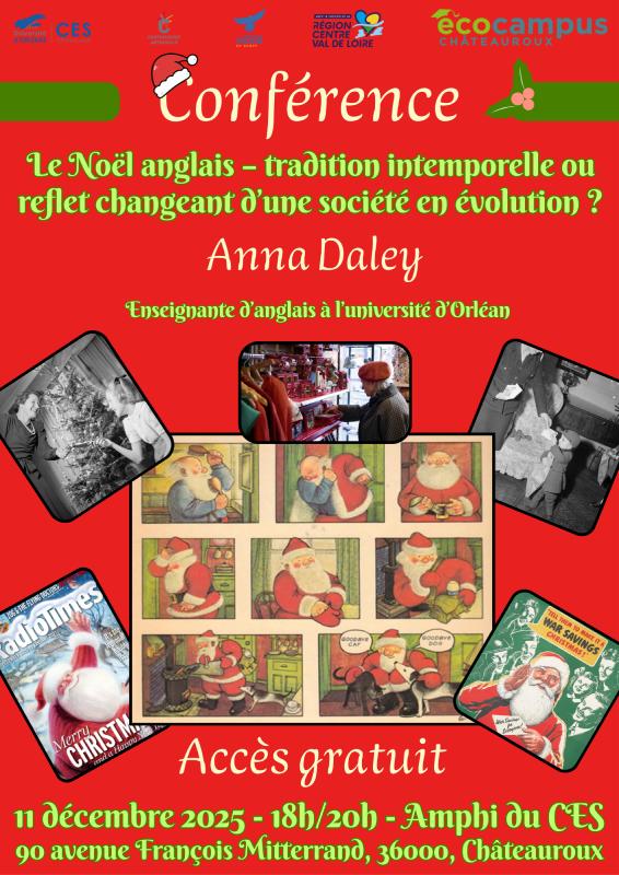 Conférence : le Noël anglais - tradition intemporelle ou reflet changeant d'une société en évolution ?