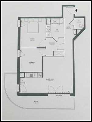 Appartement - 65 m² - 3 pièces