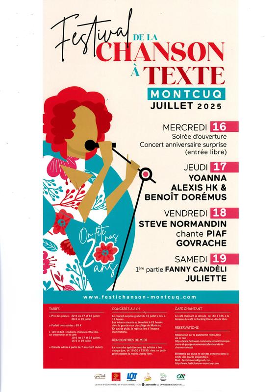 Festival de la chanson à texte de Montcuq