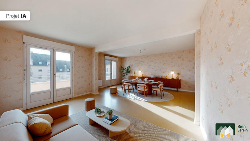 Appartement - 84 m² - 3 pièces