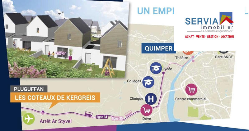 Maison - 70 m² - 3 pièces