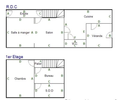Maison - 80 m² - 4 pièces