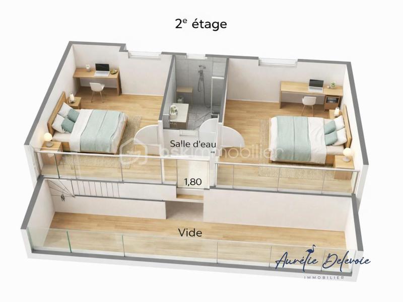 Maison - 113 m² - 3 pièces