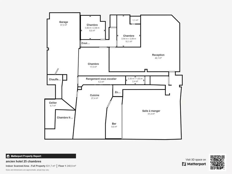 Immeuble - 650 m² - 29 pièces
