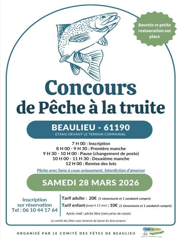 Concours de pêche à la truite