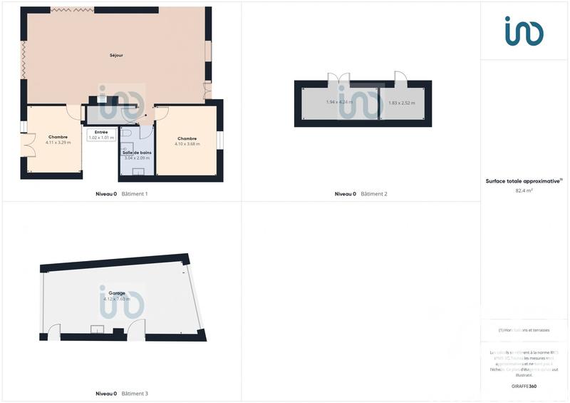 Maison - 102 m² - 3 pièces