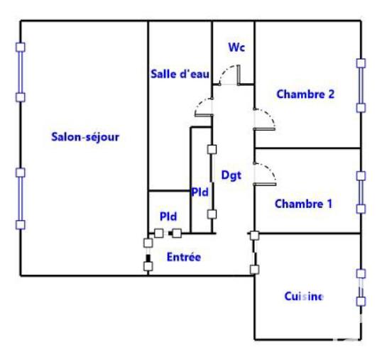 Appartement - 66 m² - 3 pièces