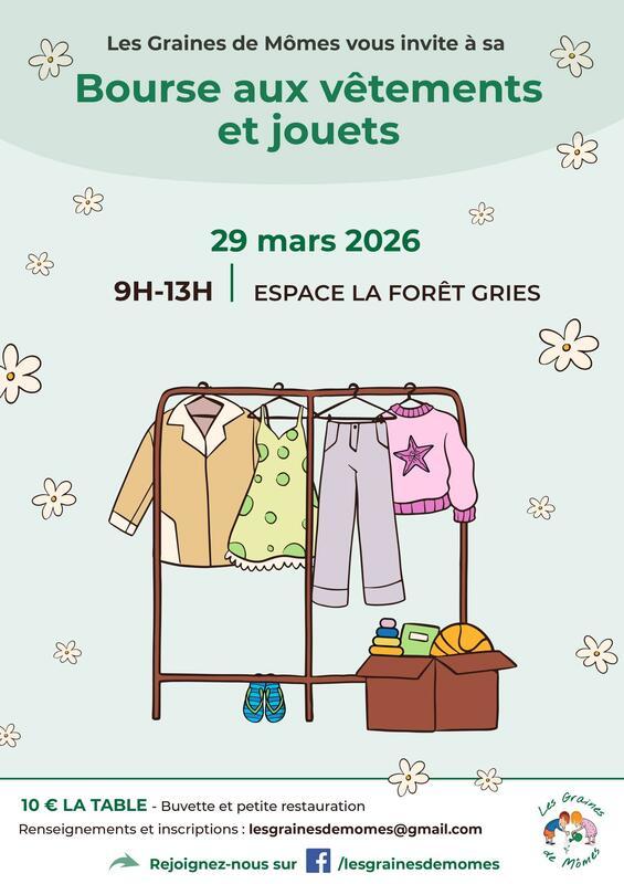 Bourse aux jouets et vêtements