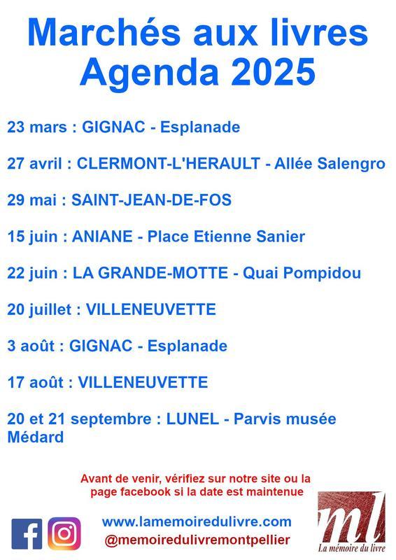 Marché aux livres - esplanade