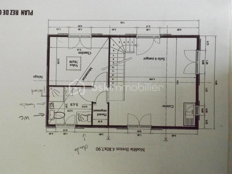 Maison traditionnelle - 91 m² - 7 pièces