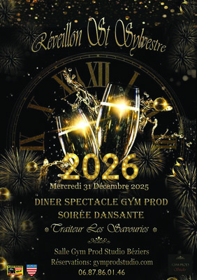 Réveillon de la Saint-Sylvestre avec Gym Prod