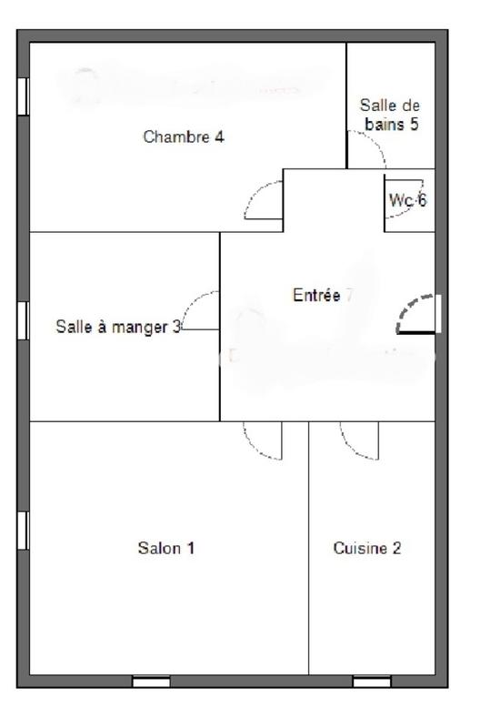 Appartement - 64 m² - 3 pièces
