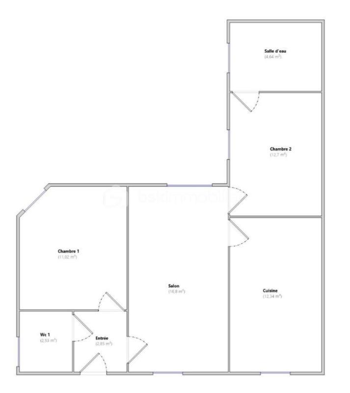 Maison - 63 m² - 4 pièces