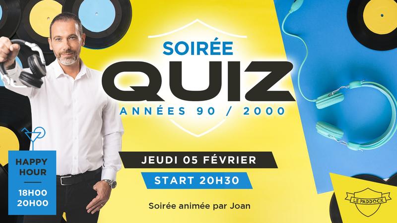 soirée Quiz 100% 90's / 2000's !