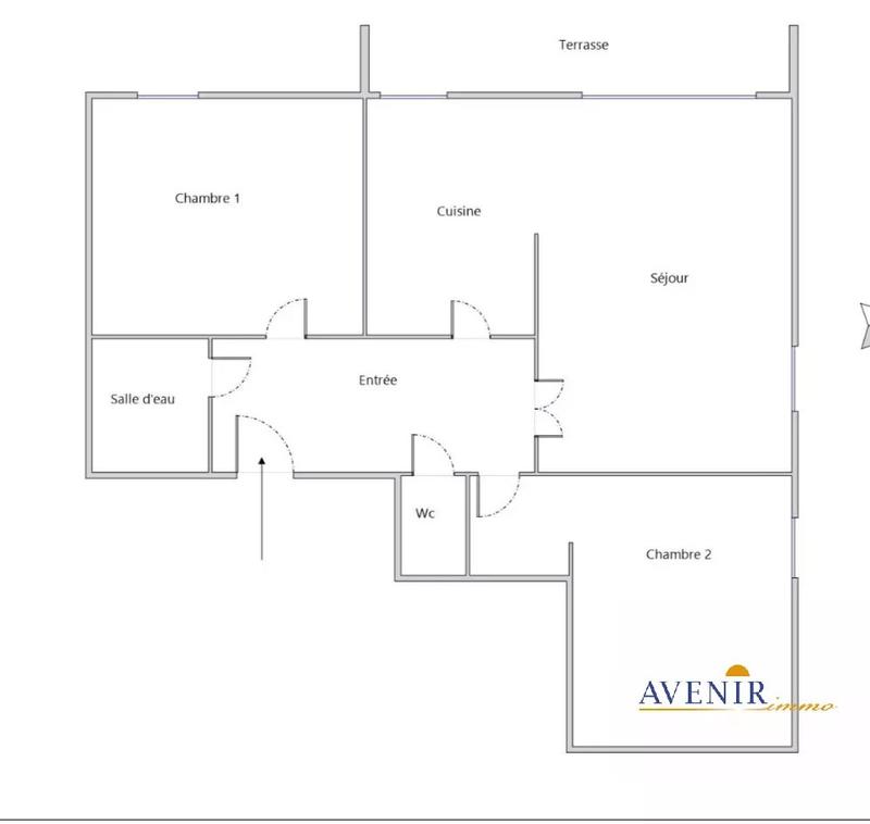 Appartement - 68 m² - 3 pièces