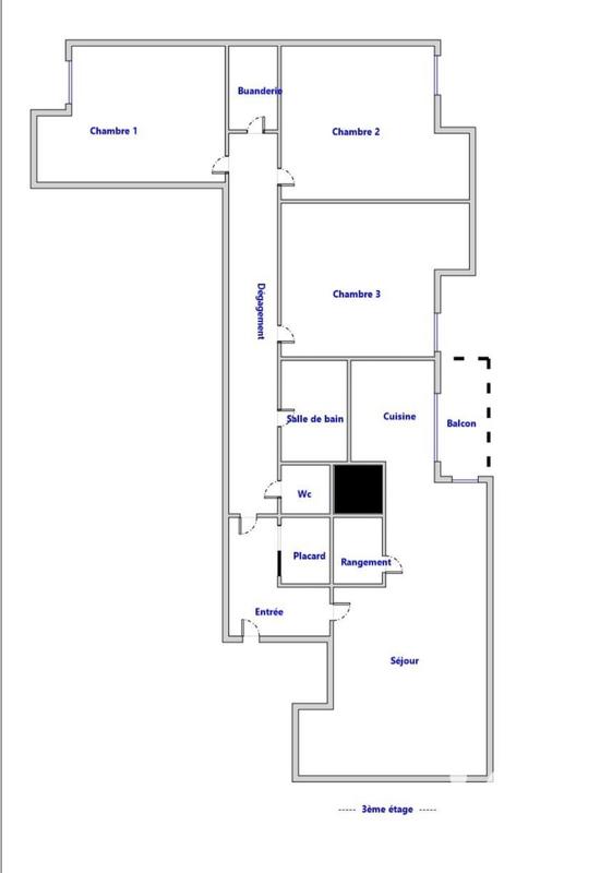 Appartement - 81 m² - 4 pièces