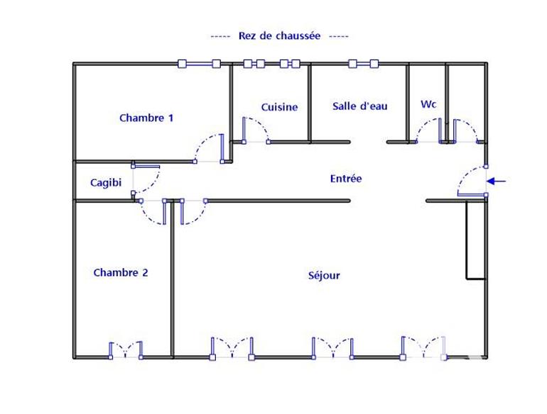 Maison - 80 m² - 4 pièces