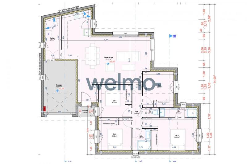 Maison - 101 m² - 5 pièces