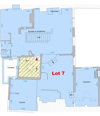 Appartement - 90 m² - 3 pièces