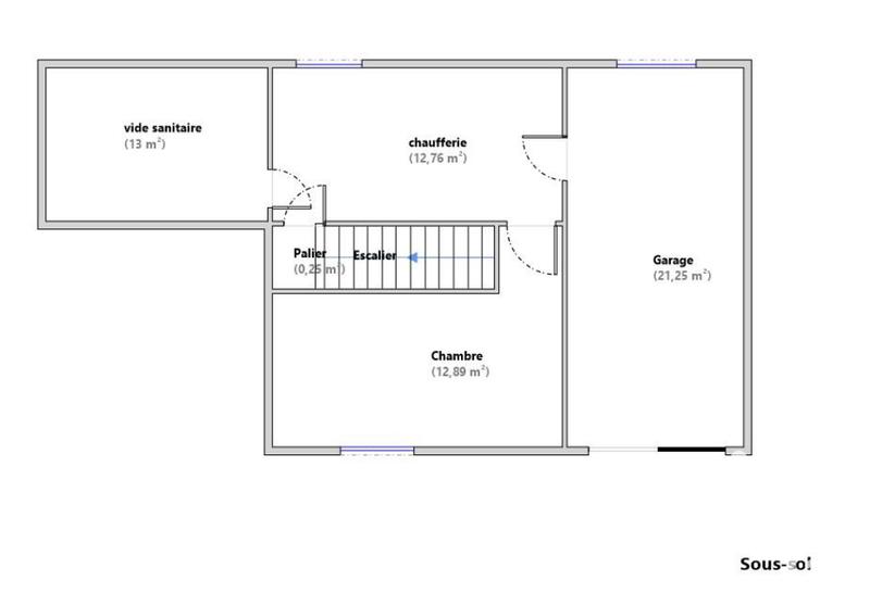 Maison - 80 m² - 5 pièces