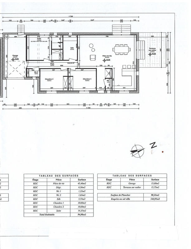 Maison - 94 m² - 4 pièces
