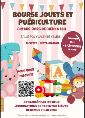 Bourse aux jouets et vêtements enfants