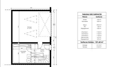 Maison - 100 m² - 4 pièces
