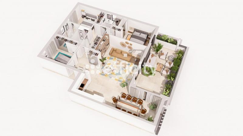 Appartement - 121 m² - 4 pièces