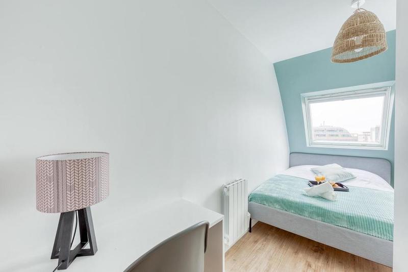 Chambre - 17 m² - 1 pièce