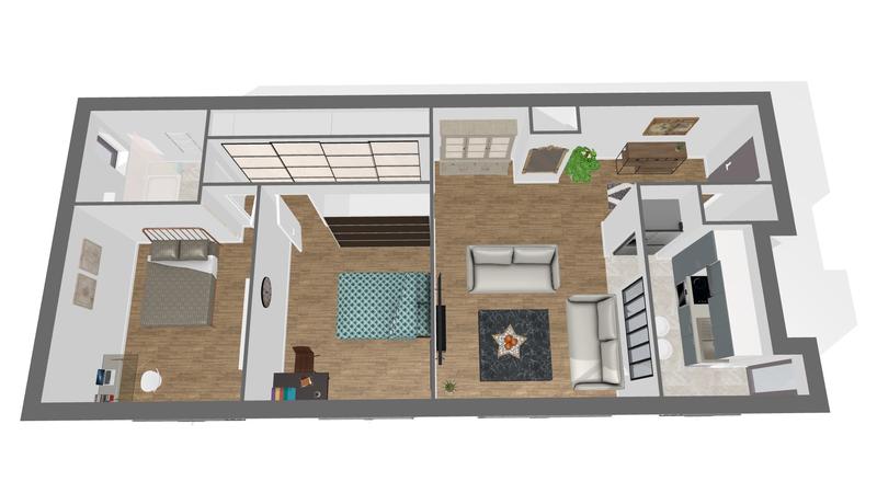 Appartement - 70 m² - 3 pièces