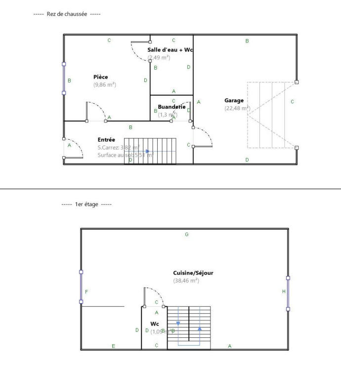 Maison - 81 m² - 3 pièces