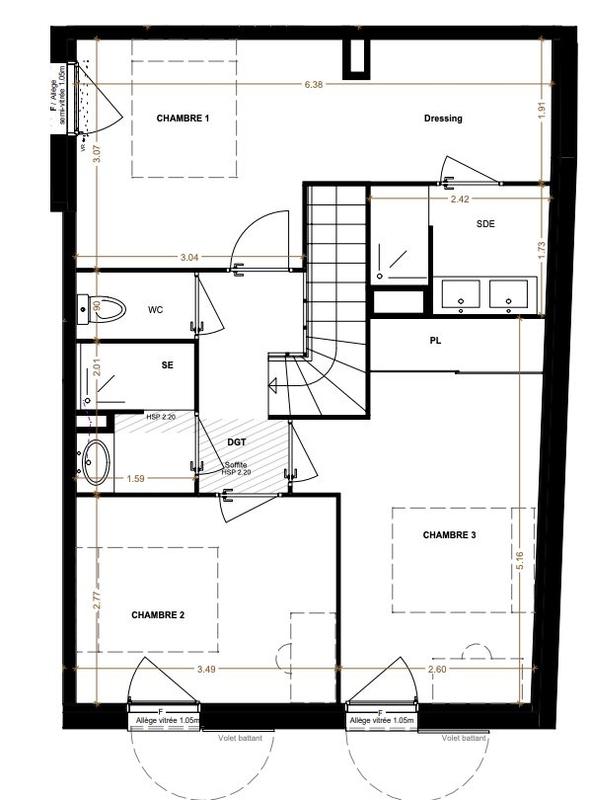 Appartement - 113 m² - 5 pièces
