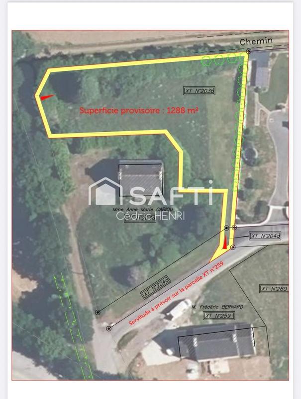 Terrain - 1 200 m²