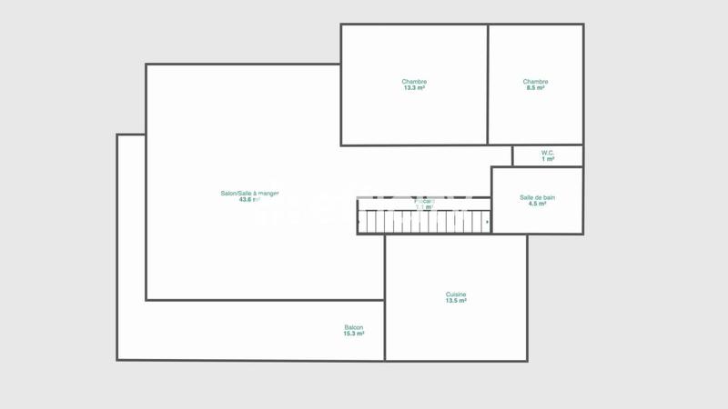 Pavillon - 160 m² - 5 pièces