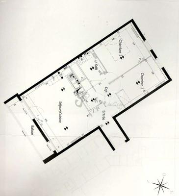 Appartement - 59 m² - 3 pièces