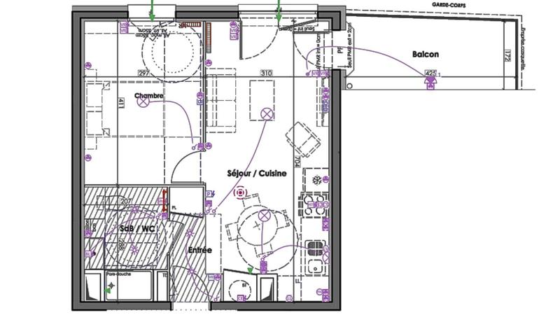 Appartement - 41 m² - 2 pièces