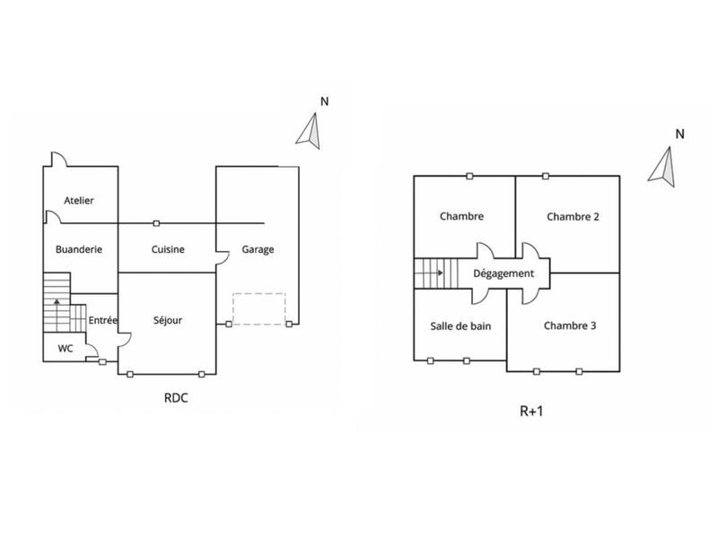 Maison - 83 m² - 4 pièces