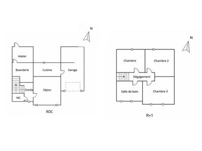 Maison - 83 m² - 4 pièces