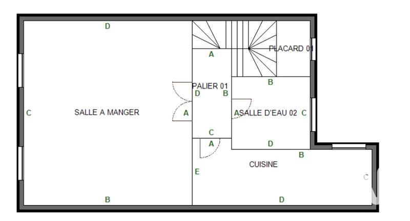 Maison de ville - 131 m² - 8 pièces