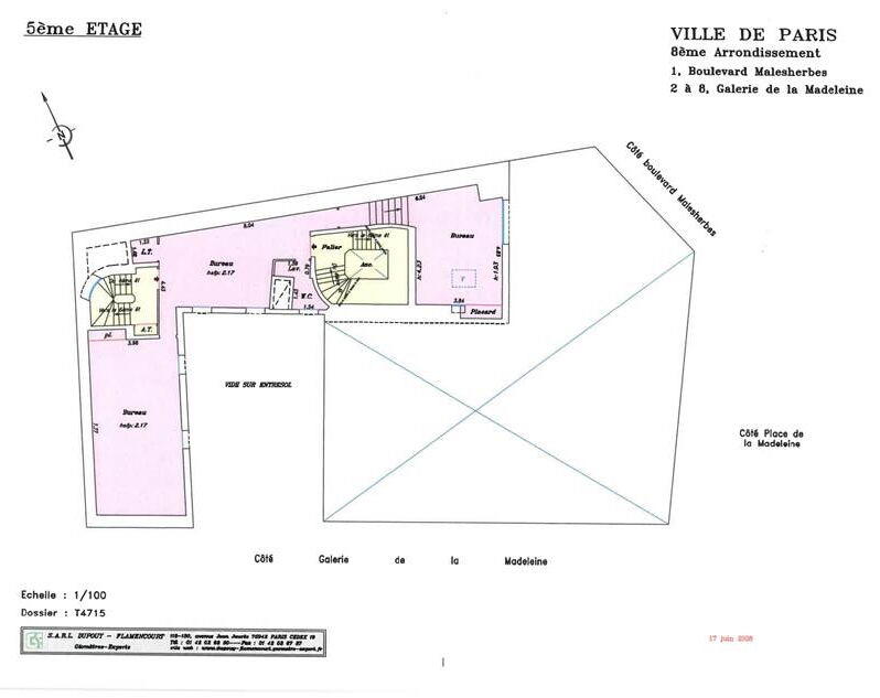 Bureau - 82 m² - 3 pièces