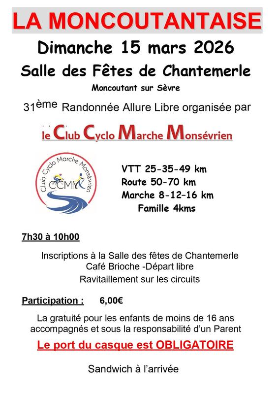 Randonnée - la Moncoutantaise