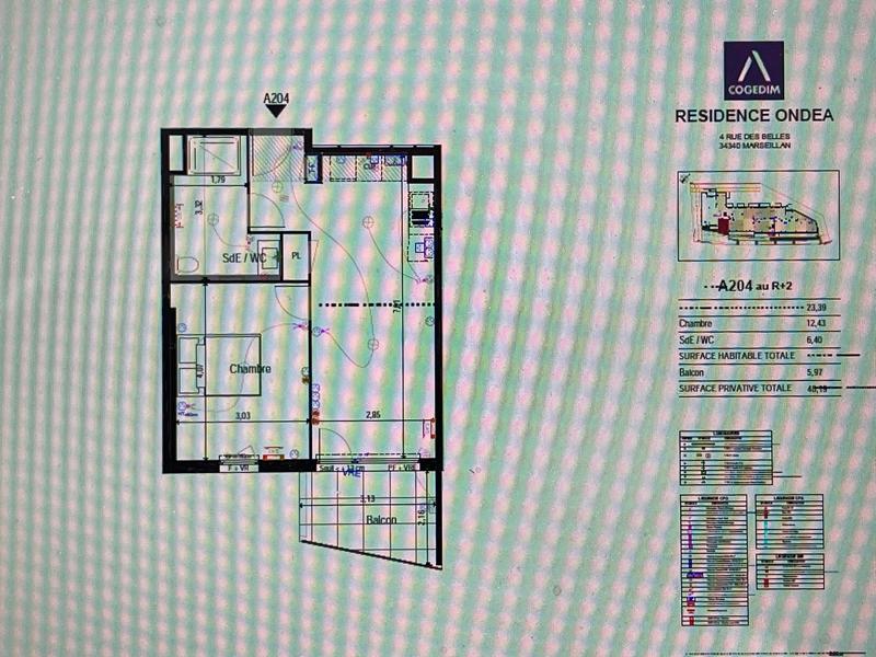 Appartement - 42 m² - 2 pièces