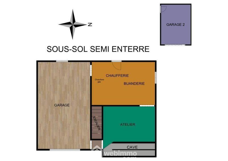 Maison de ville - 104 m² - 6 pièces