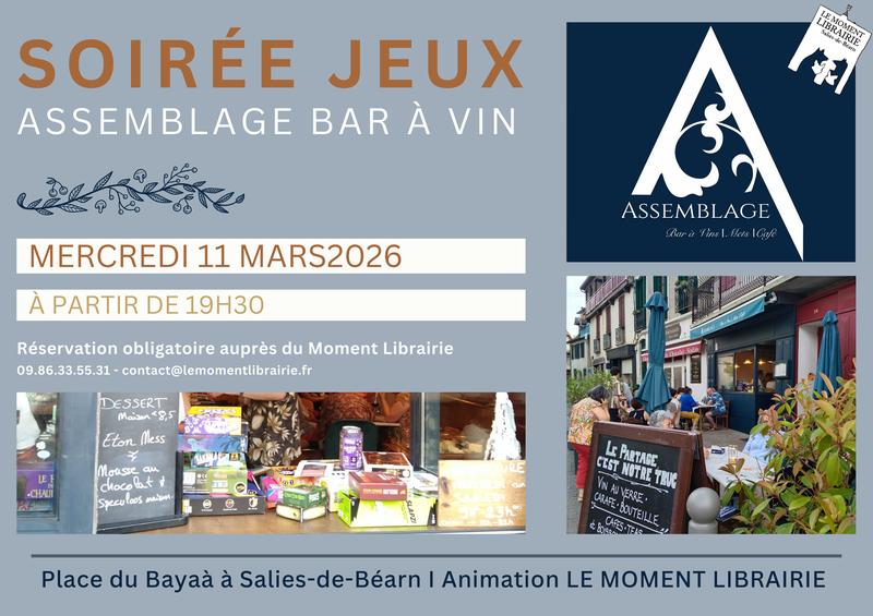 Soirée Jeux chez Assemblage