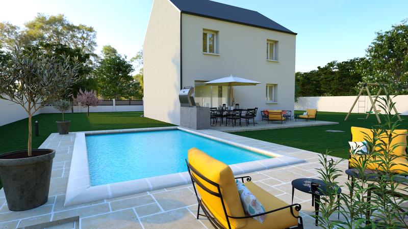 Maison - 90 m² - 5 pièces